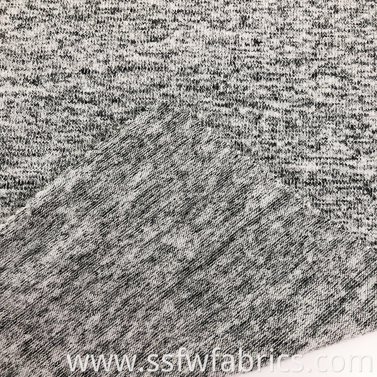 Gray Poly Viscose Hacci